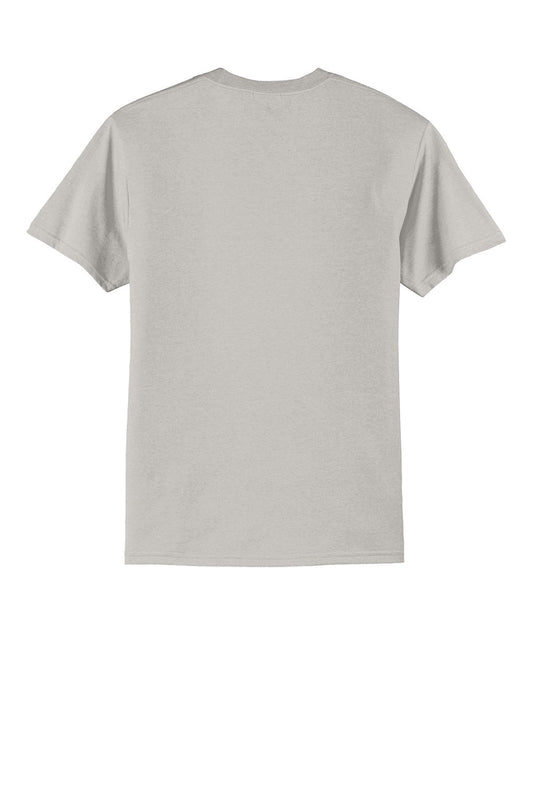 Mens Core Short Sleeve Crewneck T-Shirt - Silver Grey - NEW
