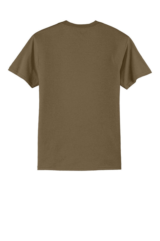 Mens Core Short Sleeve Crewneck T-Shirt - Woodland Brown - NEW
