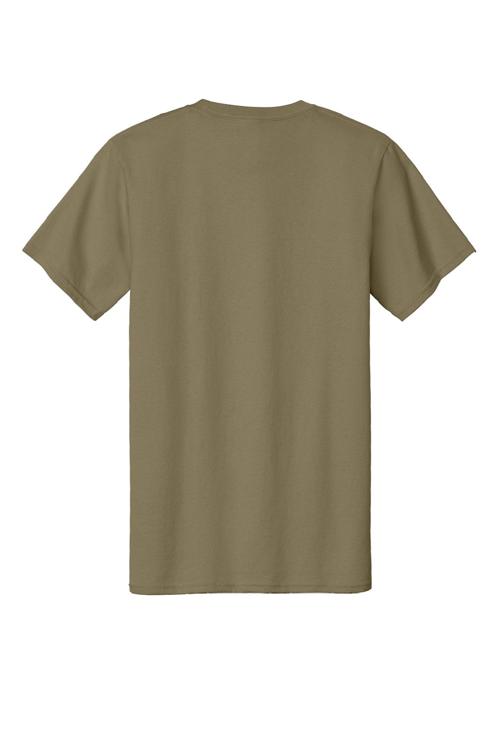 Mens Essential Short Sleeve Crewneck T-Shirt - Coyote Brown - NEW