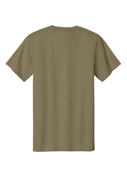 Mens Essential Short Sleeve Crewneck T-Shirt - Coyote Brown - NEW