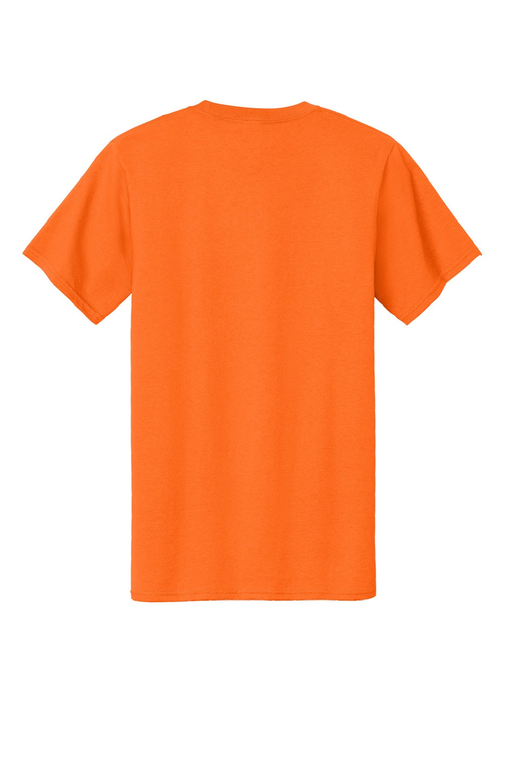 Mens Essential Short Sleeve Crewneck T-Shirt - Safety Orange - NEW