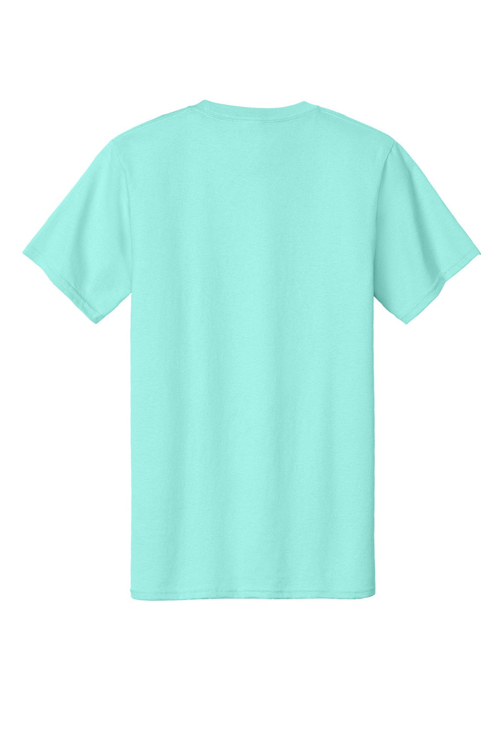 Mens Essential Short Sleeve Crewneck T-Shirt - True Celadon Blue - NEW