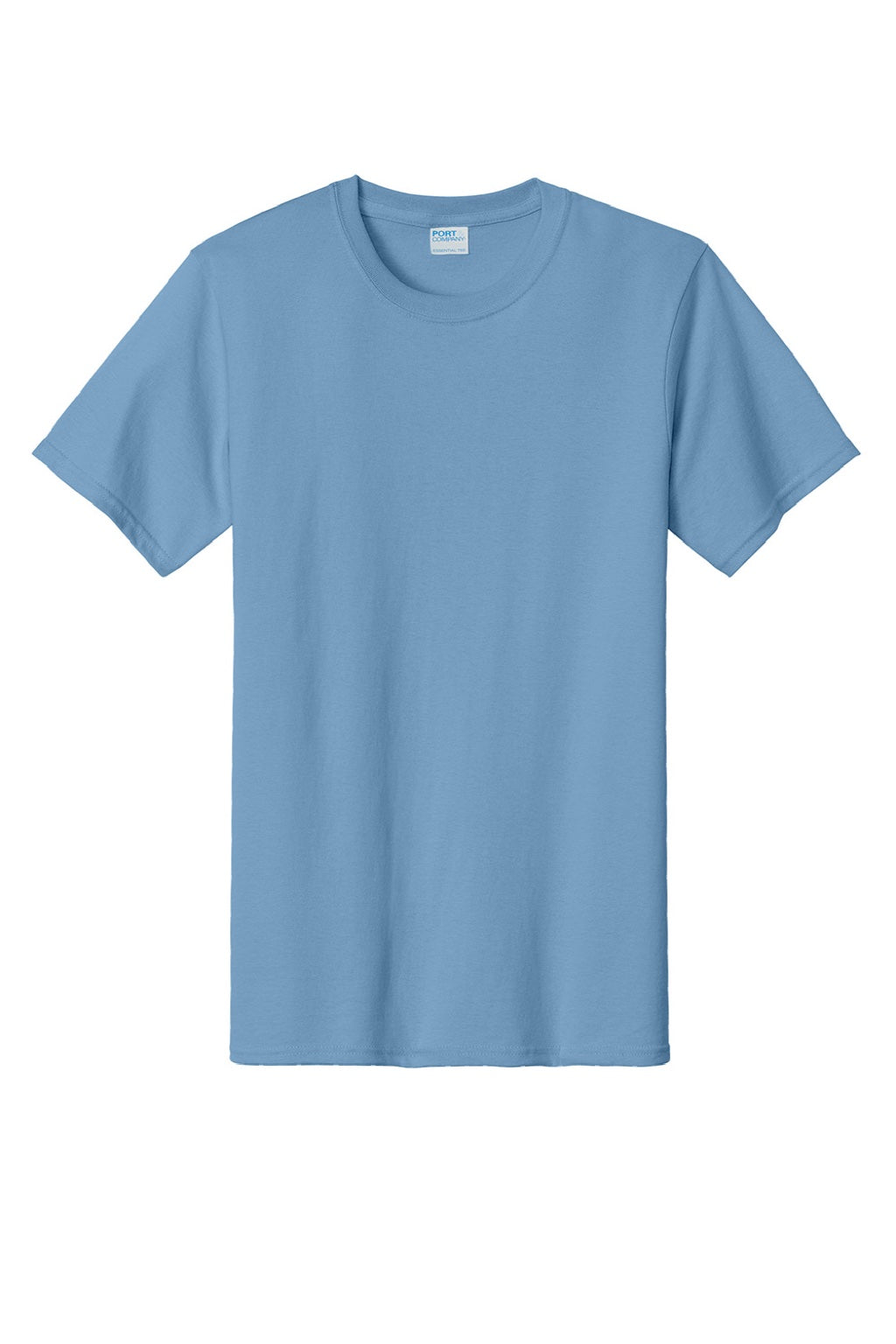 Mens Essential Short Sleeve Crewneck T-Shirt - Tundra Blue - NEW