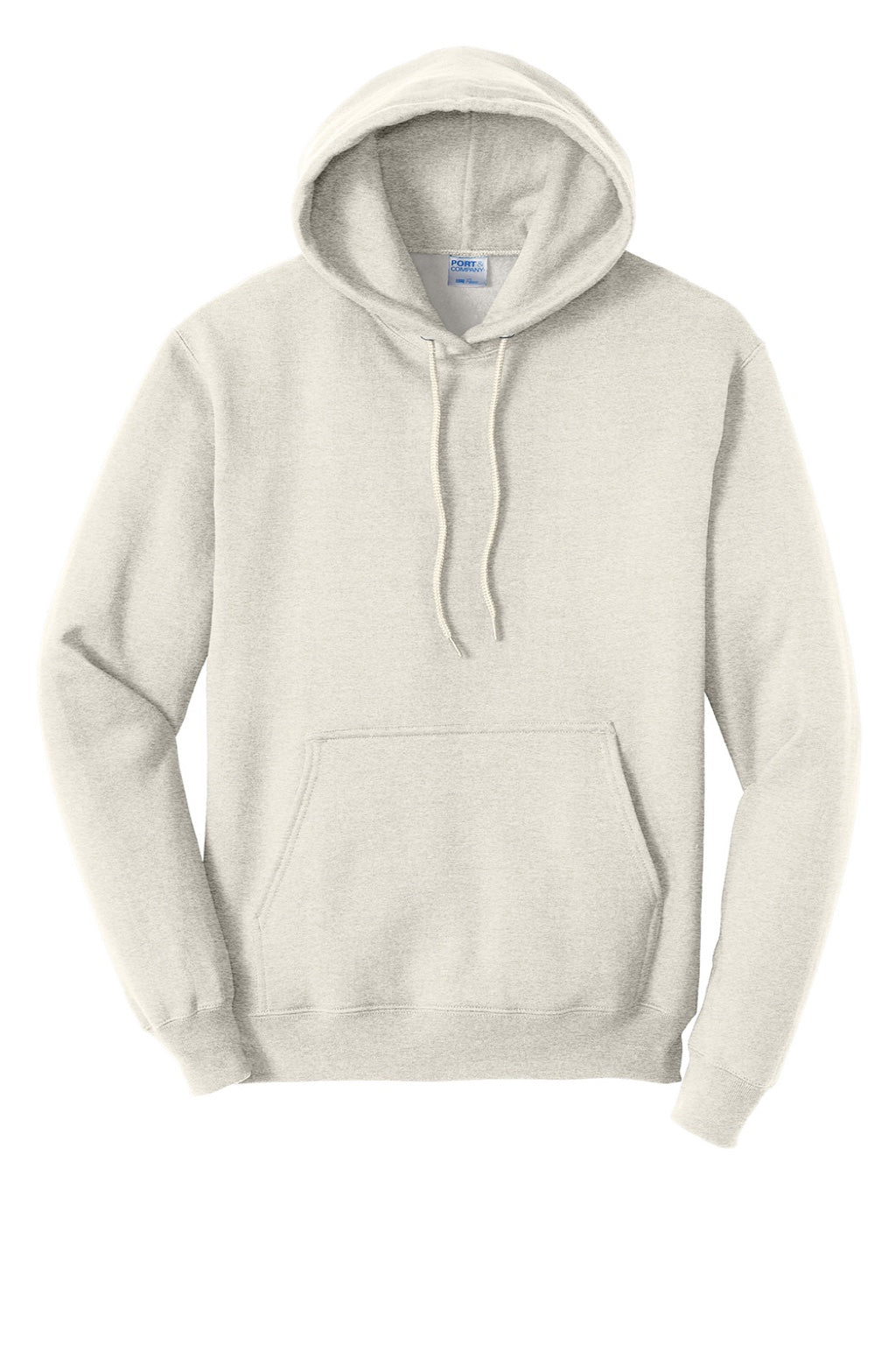 Mens Core Pill Resistant Fleece Hooded Sweatshirt Hoodie w/ Pouch Pocket - Heather Oatmeal - NEW