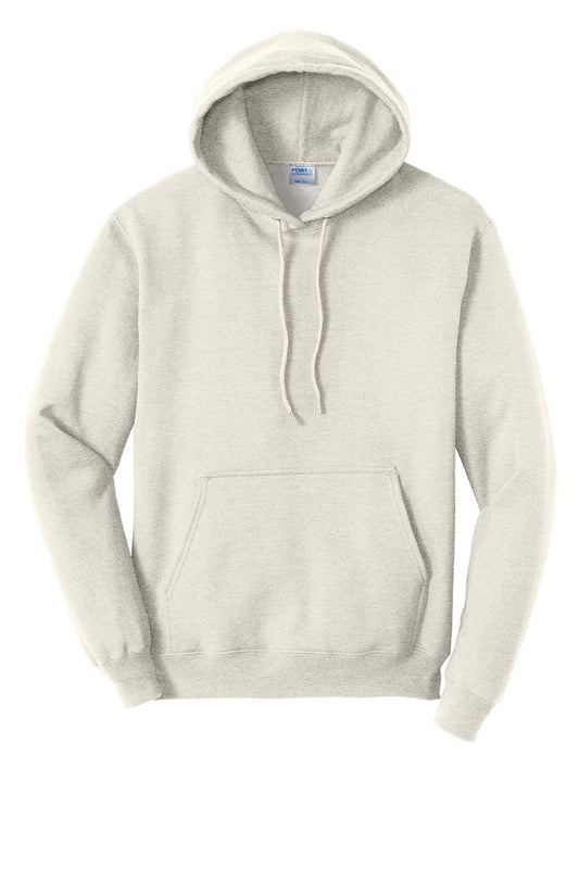 Mens Core Pill Resistant Fleece Hooded Sweatshirt Hoodie w/ Pouch Pocket - Heather Oatmeal - NEW