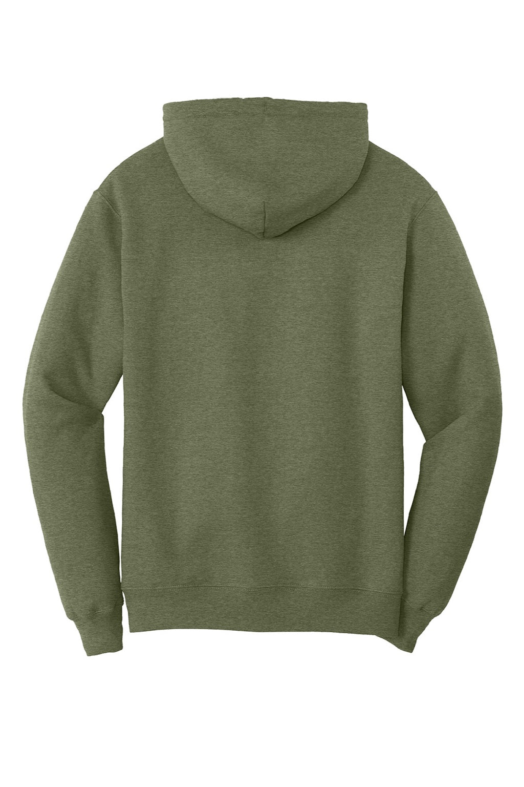 Mens Core Pill Resistant Fleece Hooded Sweatshirt Hoodie w/ Pouch Pocket - Heather Olive Drab Green - NEW