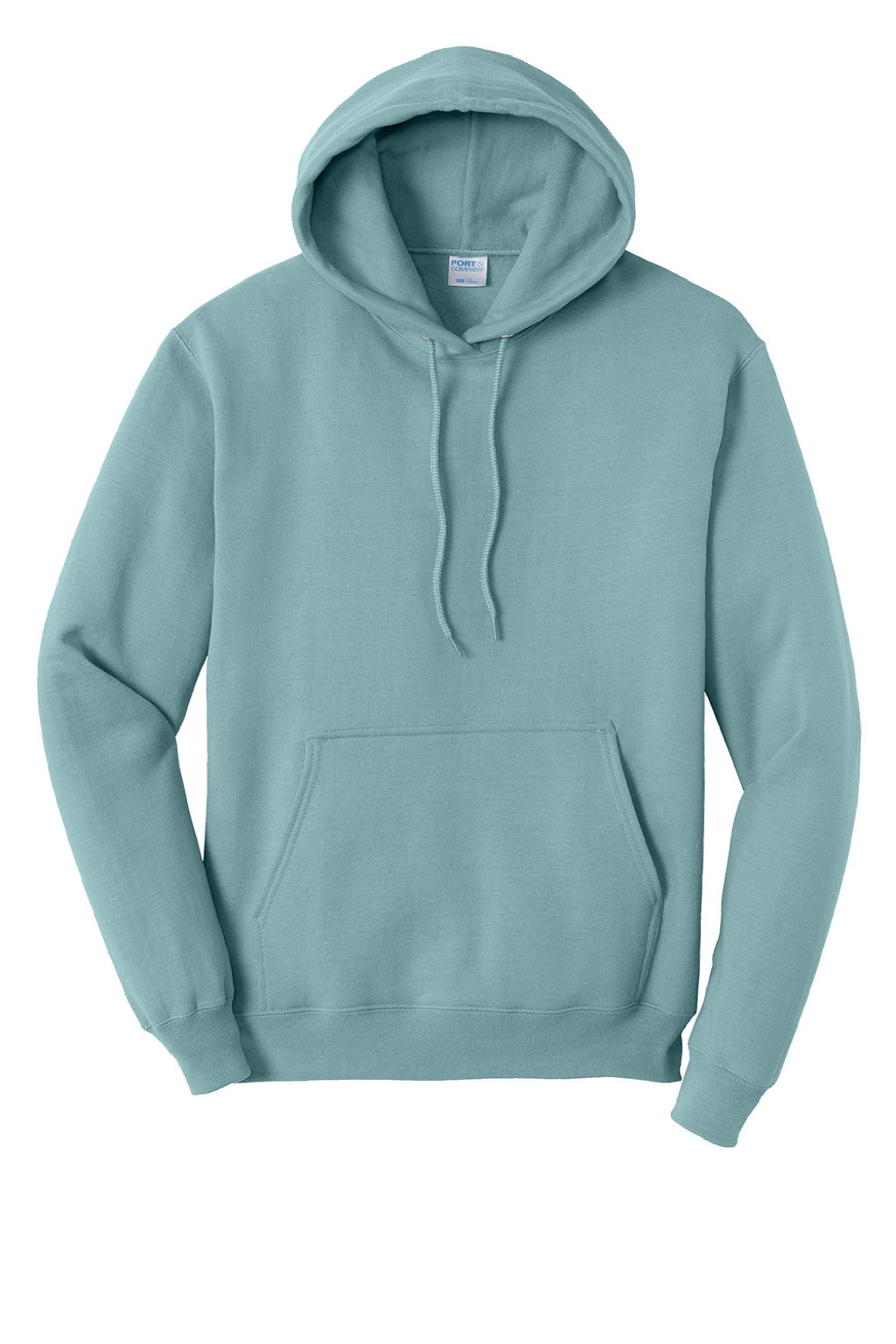 Mens Core Pill Resistant Fleece Hooded Sweatshirt Hoodie w/ Pouch Pocket - Stonewashed Blue - NEW