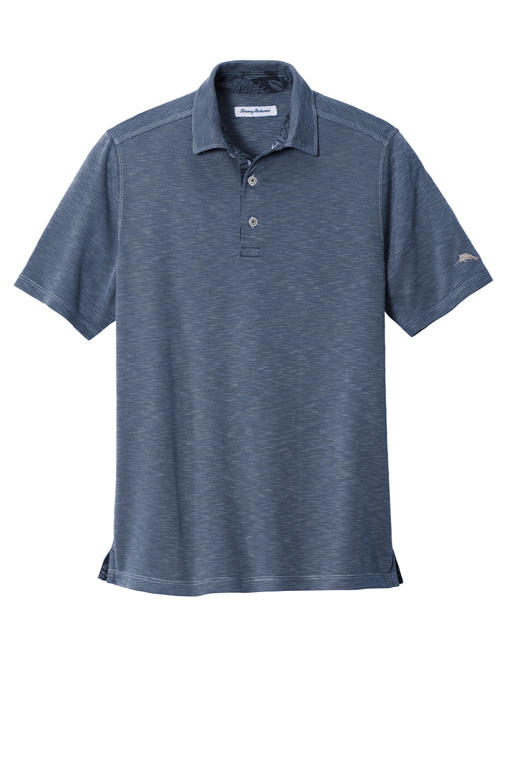 Mens Palmetto Paradise Short Sleeve Polo Shirt - Denim Blue - COMING SOON