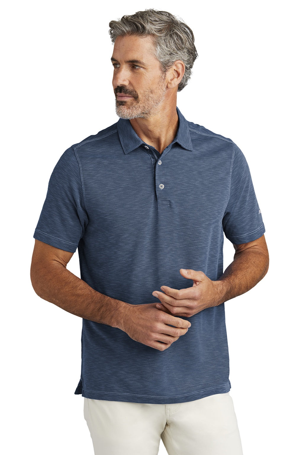 Mens Palmetto Paradise Short Sleeve Polo Shirt - Denim Blue - COMING SOON