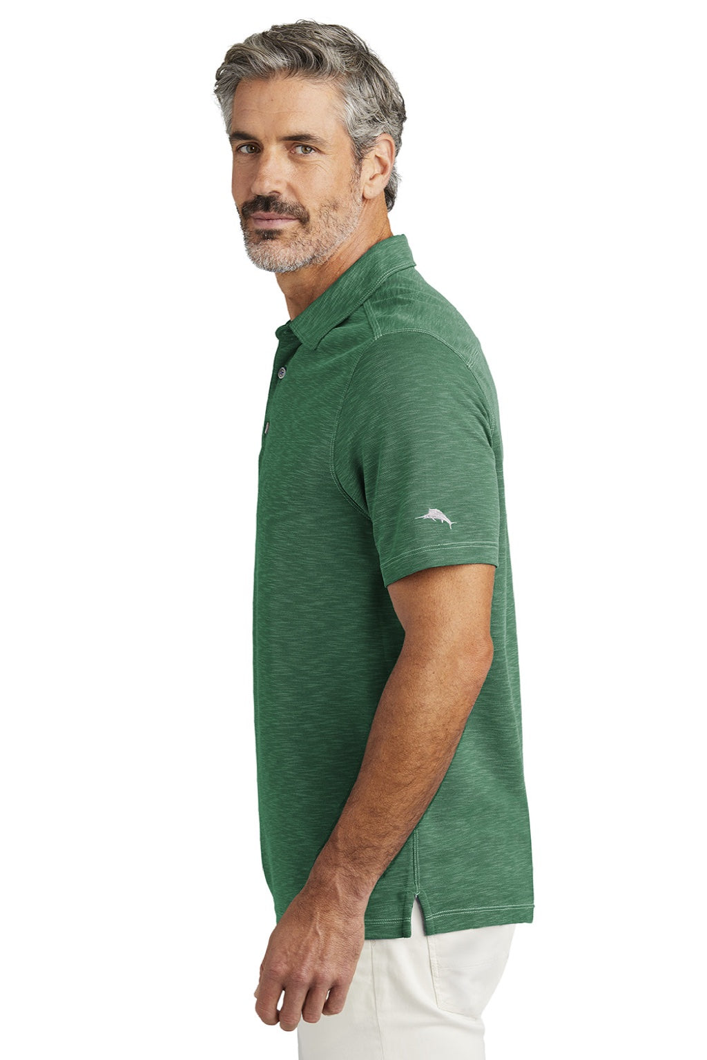 Mens Palmetto Paradise Short Sleeve Polo Shirt - Veridian Pine Green - COMING SOON