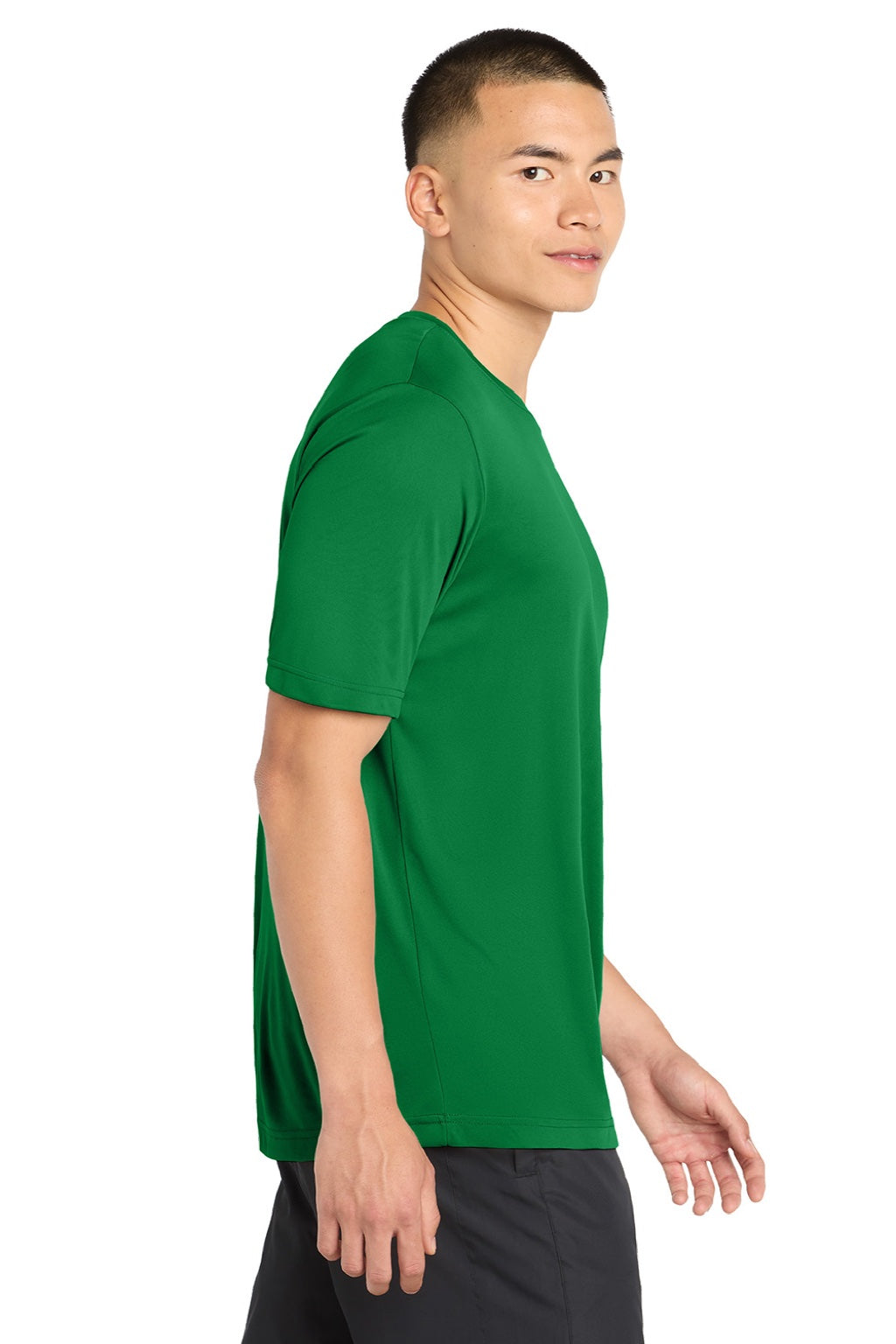 Mens Competitor Moisture Wicking Short Sleeve Crewneck T-Shirt - True Kelly Green - NEW