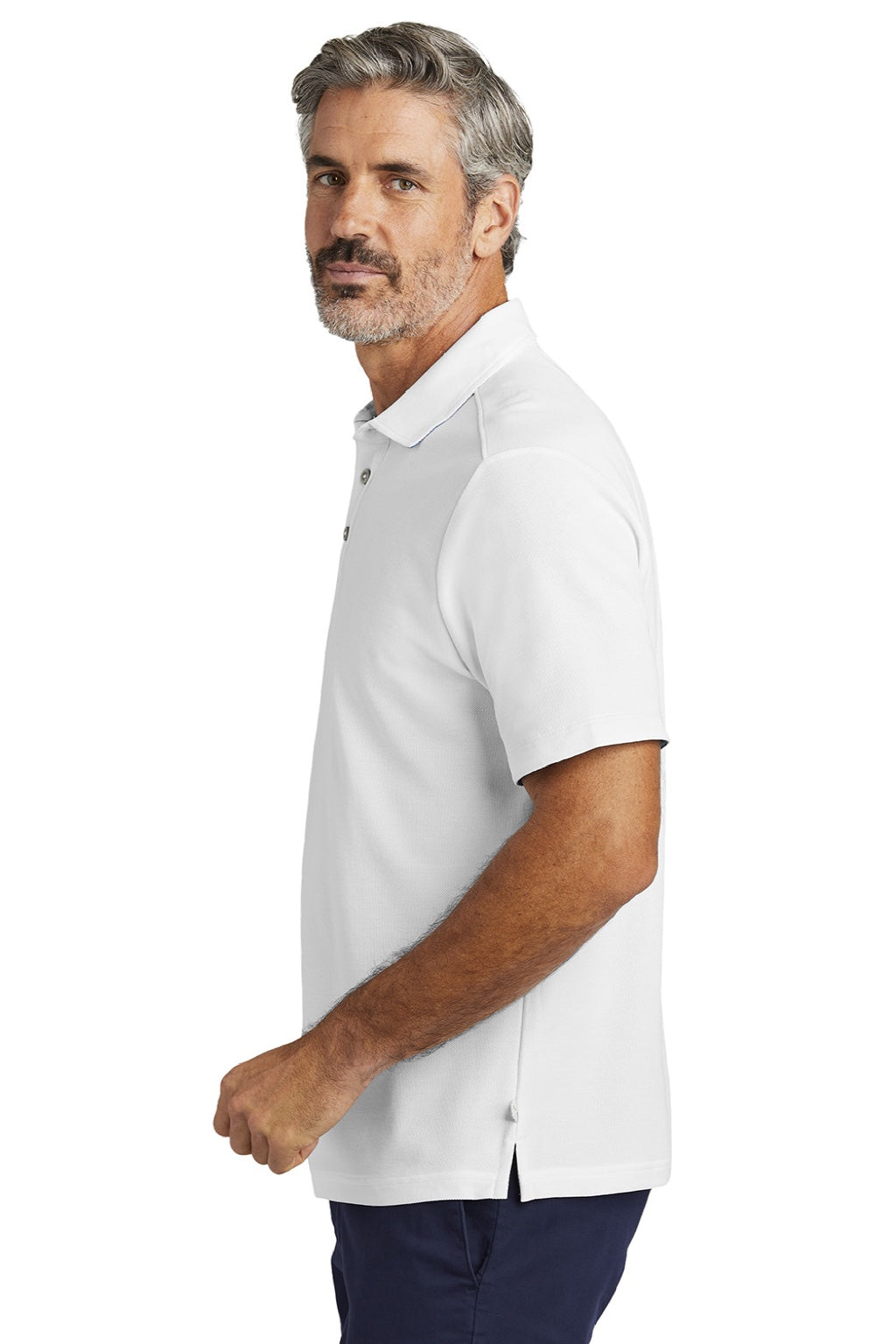 Mens 5 O Clock Short Sleeve Polo Shirt - Bright White - COMING SOON