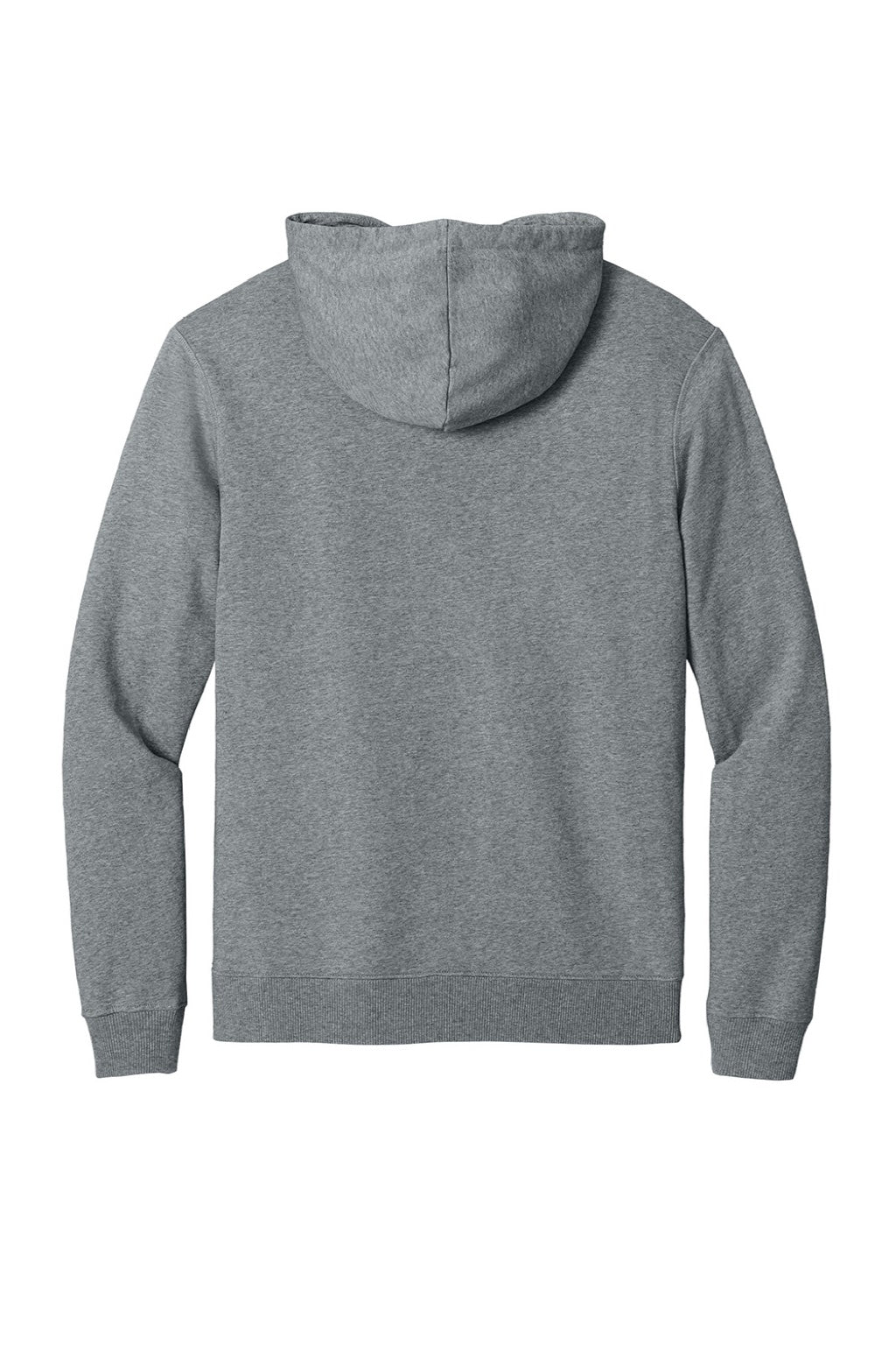 Mens Organic Cotton Fleece Hooded Sweatshirt Hoodie - Heather Grey - COMING SOON