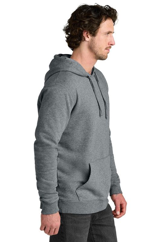 Mens Organic Cotton Fleece Hooded Sweatshirt Hoodie - Heather Grey - COMING SOON