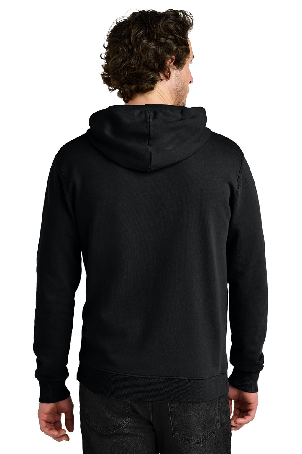 Mens Organic Cotton Fleece Hooded Sweatshirt Hoodie - Meteorite Black - COMING SOON