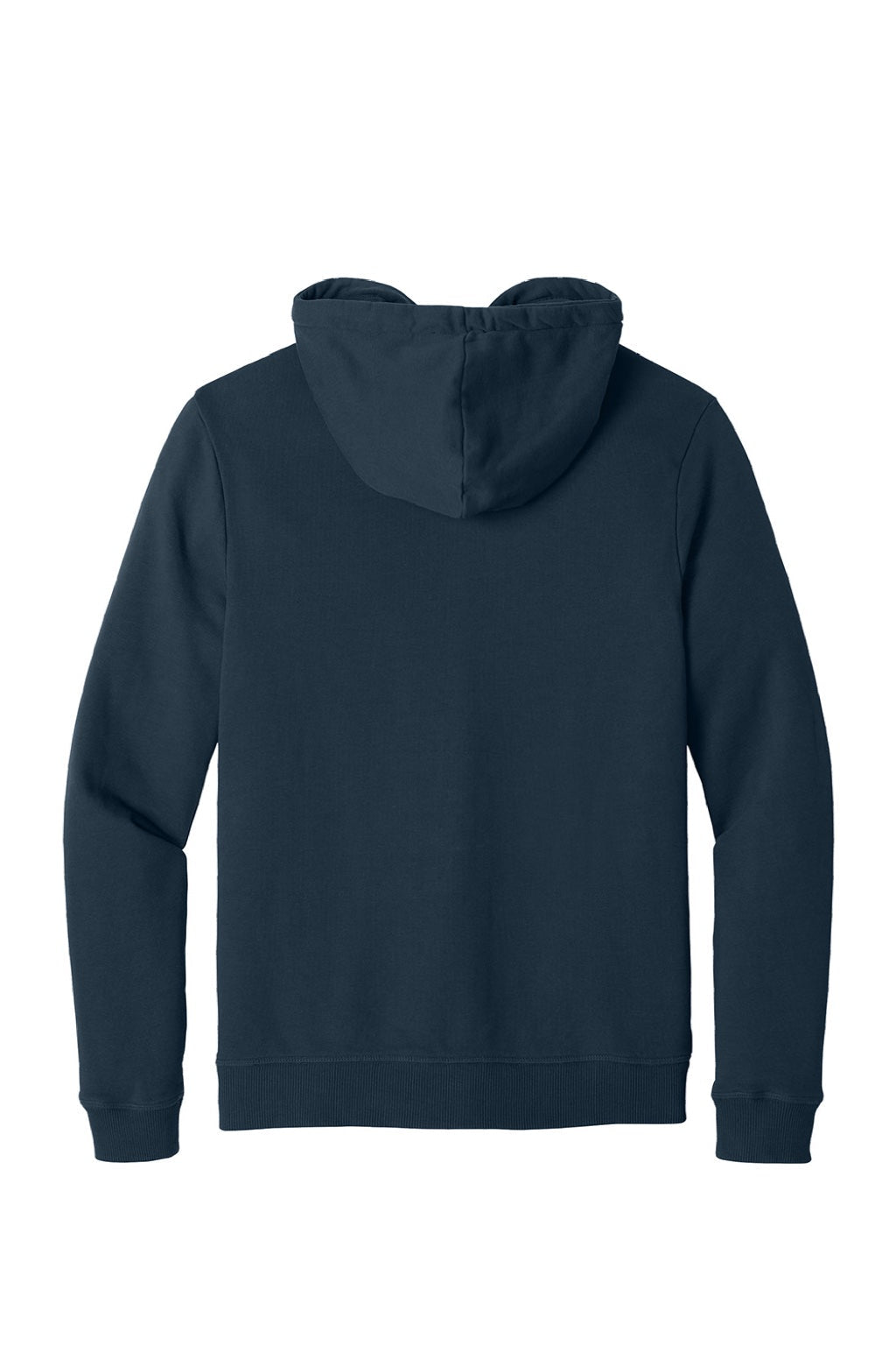 Mens Organic Cotton Fleece Full Zip Hooded Sweatshirt Hoodie - Dress Blue - COMING SOON