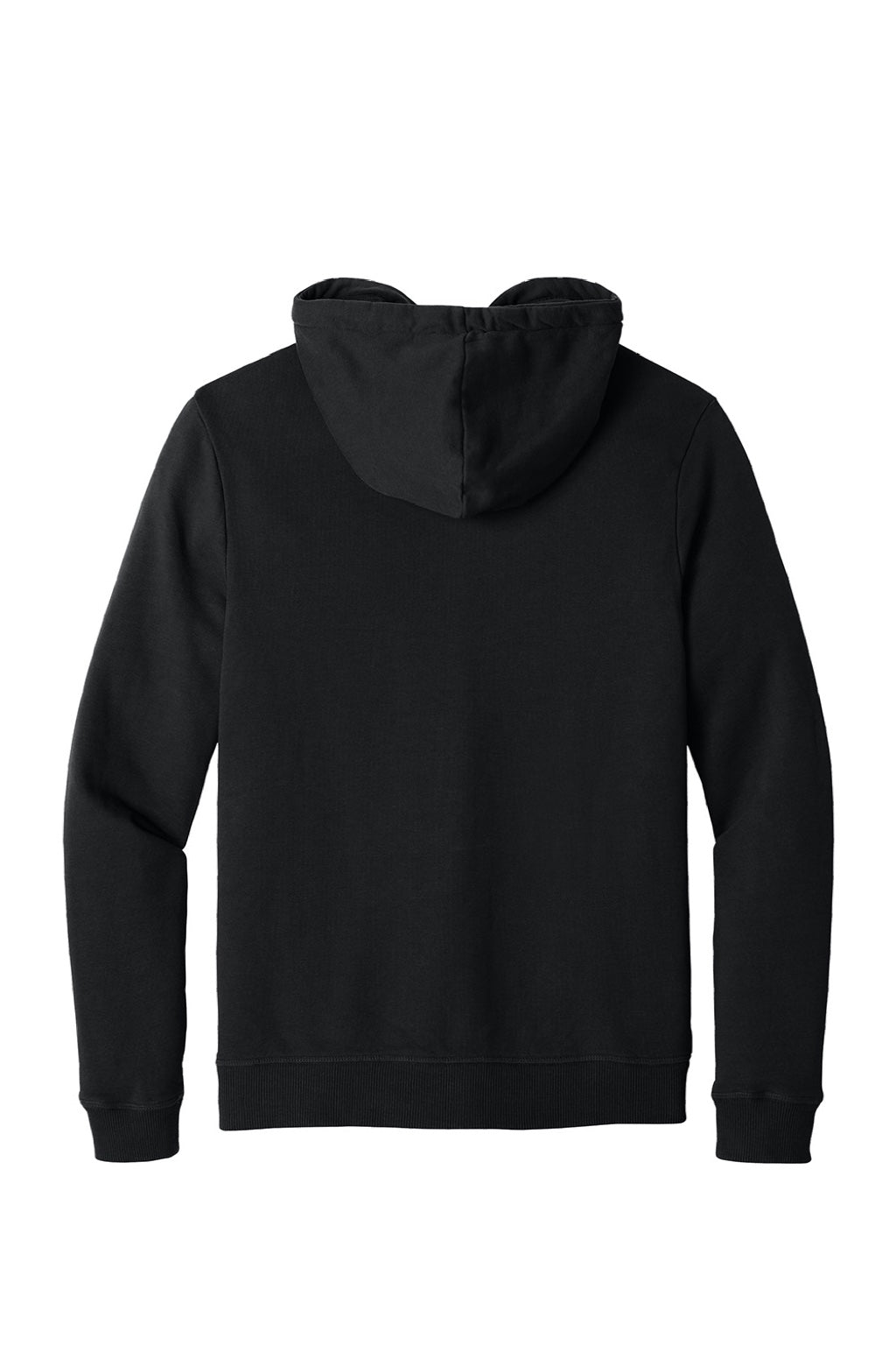 Mens Organic Cotton Fleece Full Zip Hooded Sweatshirt Hoodie - Meteorite Black - COMING SOON
