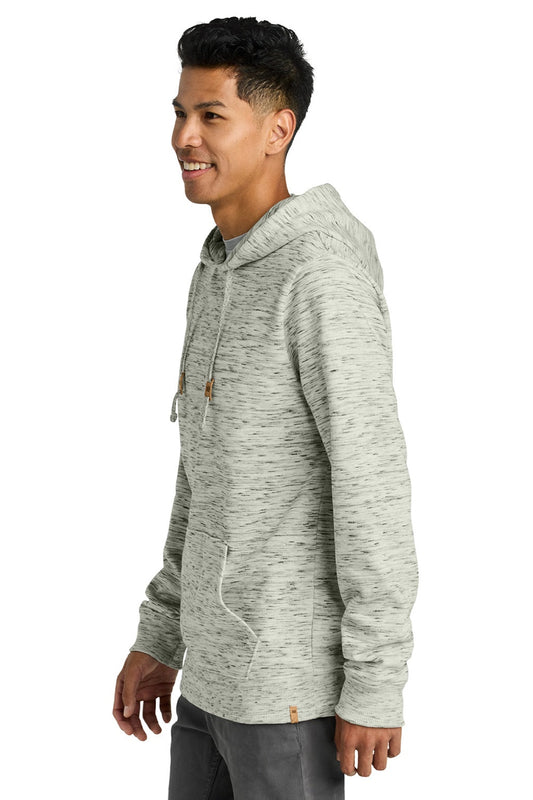 Mens Space Dye Fleece Hooded Sweatshirt Hoodie - High Rise Grey Space Dye - COMING SOON