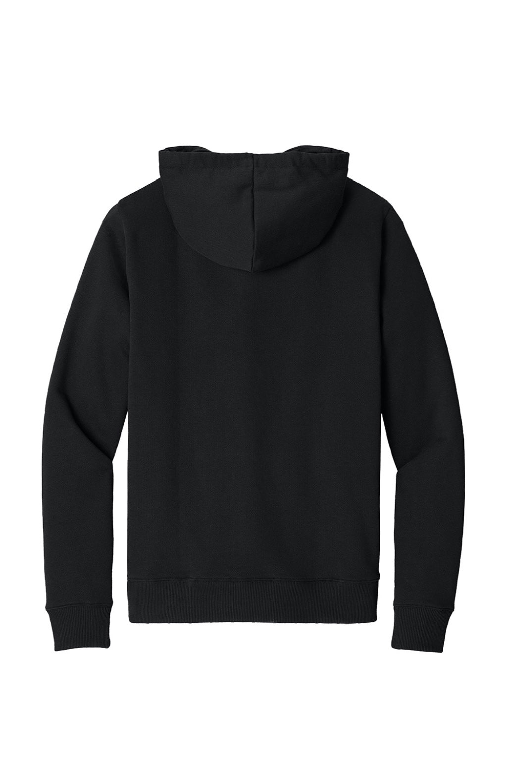 Mens Space Dye Fleece Hooded Sweatshirt Hoodie - Meteorite Black - COMING SOON