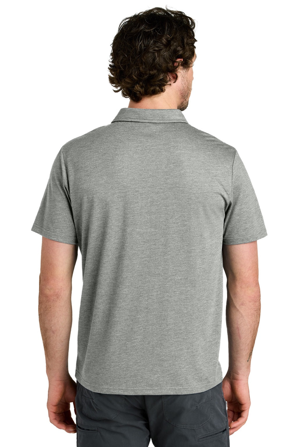 Mens TreeBlend Short Sleeve Polo Shirt - Heather High Rise Grey - COMING SOON