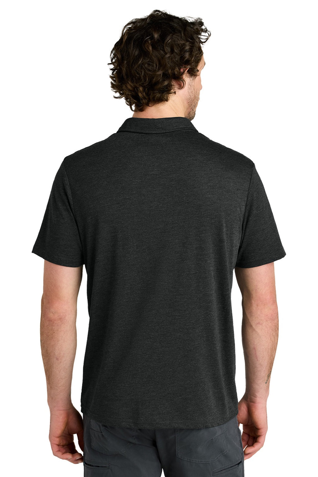 Mens TreeBlend Short Sleeve Polo Shirt - Heather Meteorite Black - COMING SOON