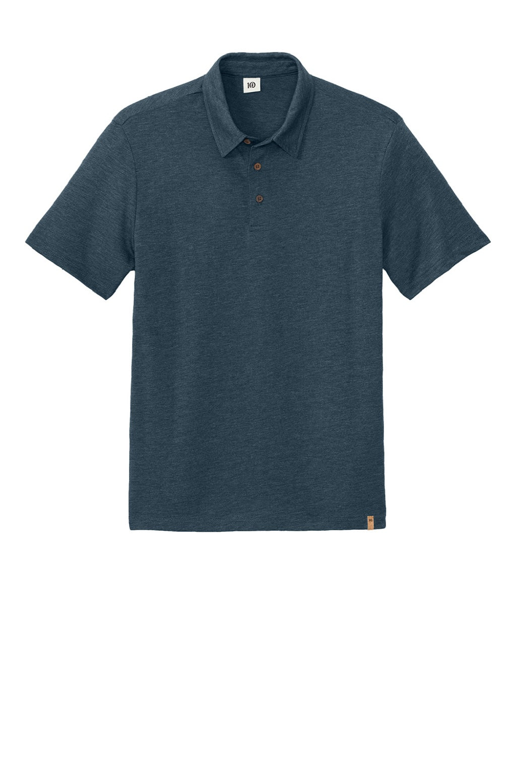 Mens TreeBlend Short Sleeve Polo Shirt - Heather Moonlit Ocean Blue - COMING SOON