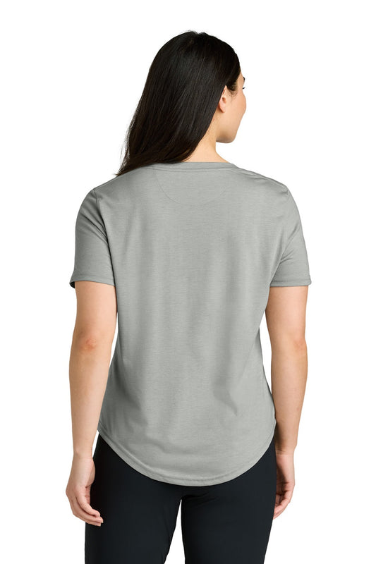 Womens TreeBlend Short Sleeve V-Neck T-Shirt - Heather High Rise Grey - COMING SOON