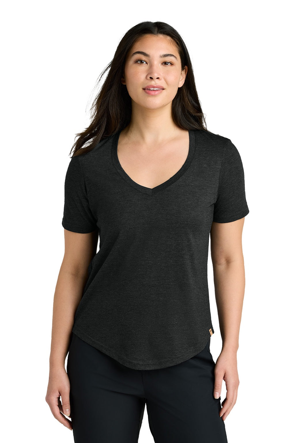 Womens TreeBlend Short Sleeve V-Neck T-Shirt - Heather Meteorite Black - COMING SOON