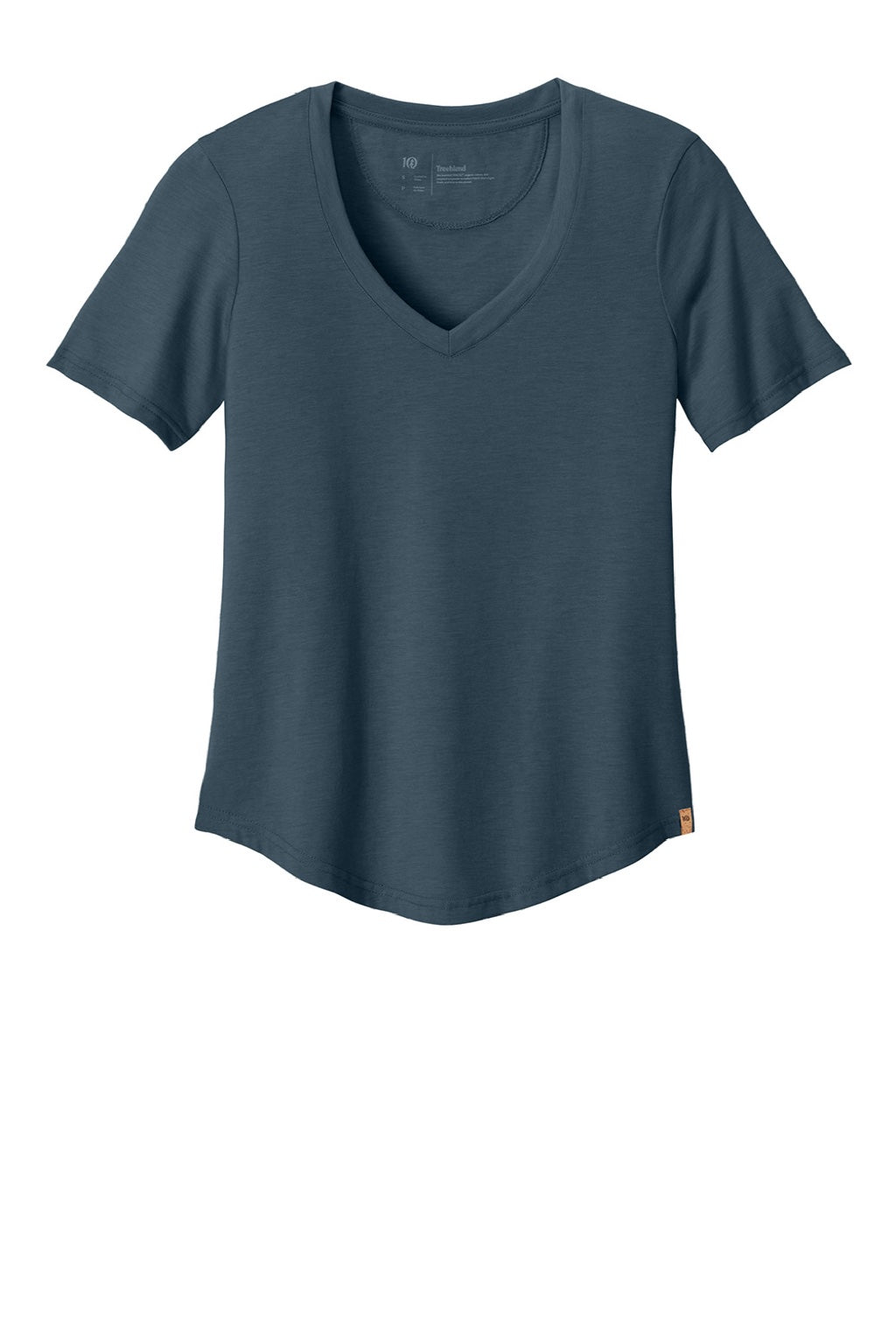 Womens TreeBlend Short Sleeve V-Neck T-Shirt - Heather Moonlit Ocean Blue - COMING SOON