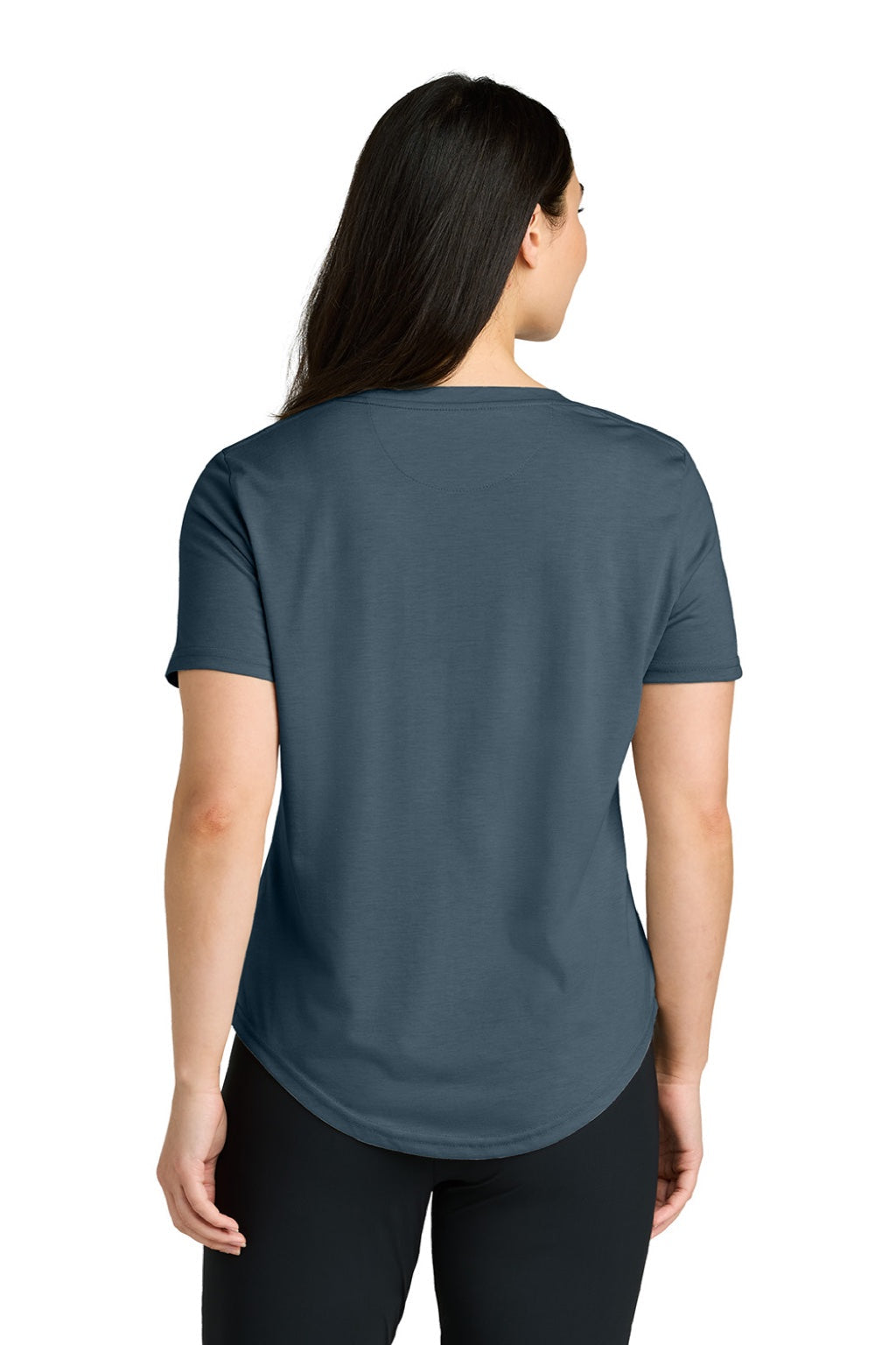 Womens TreeBlend Short Sleeve V-Neck T-Shirt - Heather Moonlit Ocean Blue - COMING SOON