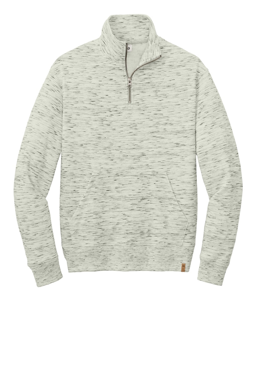 Womens Space Dye Fleece 1/4 Zip Sweatshirt - High Rise Grey Space Dye - COMING SOON