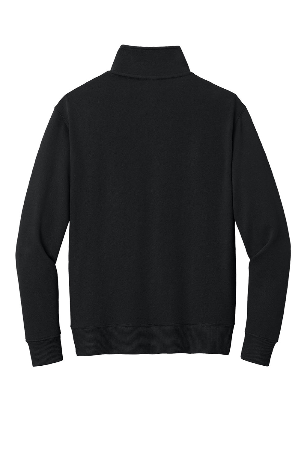 Womens Space Dye Fleece 1/4 Zip Sweatshirt - Meteorite Black - COMING SOON